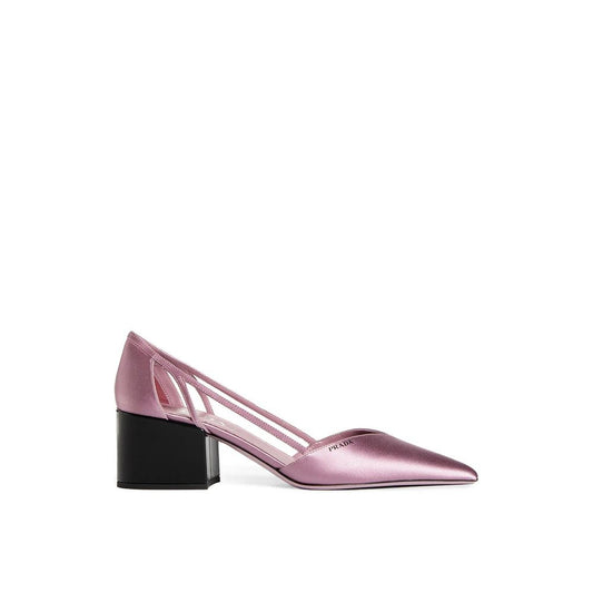 Satin Cut-Out Pumps