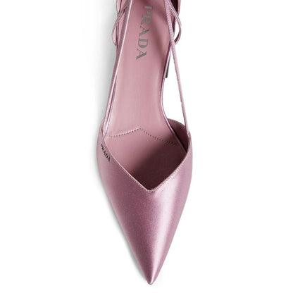 Satin Cut-Out Pumps