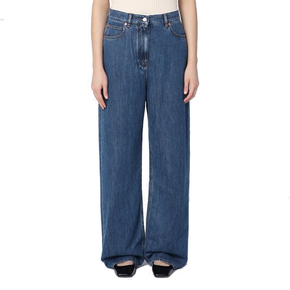 Wide Leg Denim Jeans
