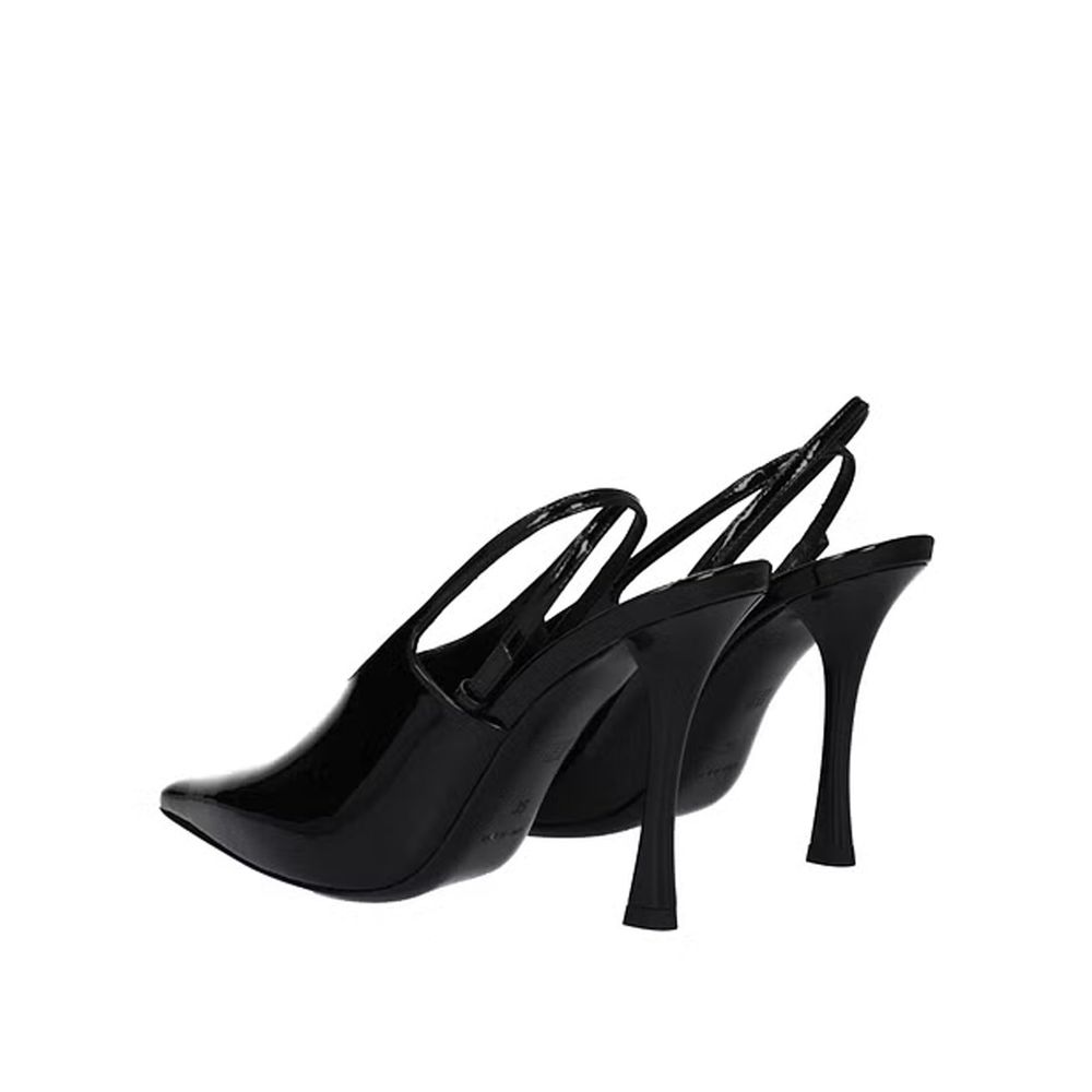 Leather Slingback Pumps