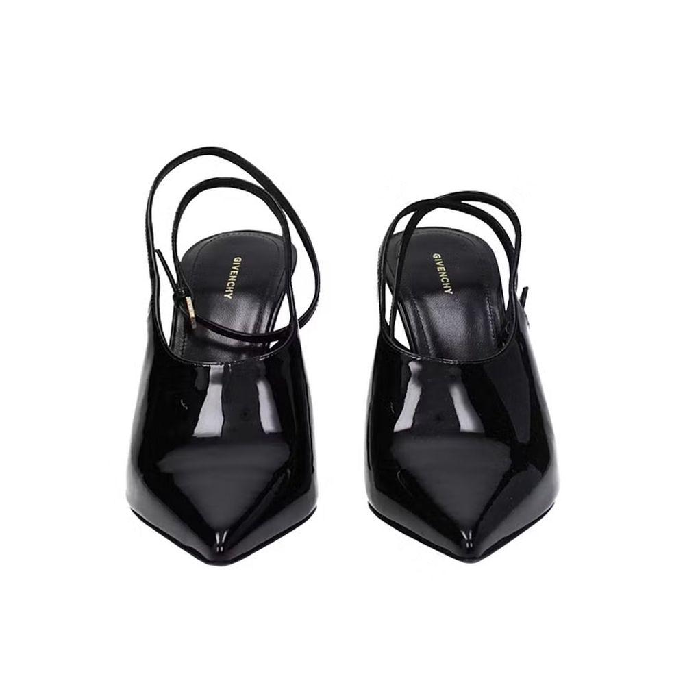 Leather Slingback Pumps