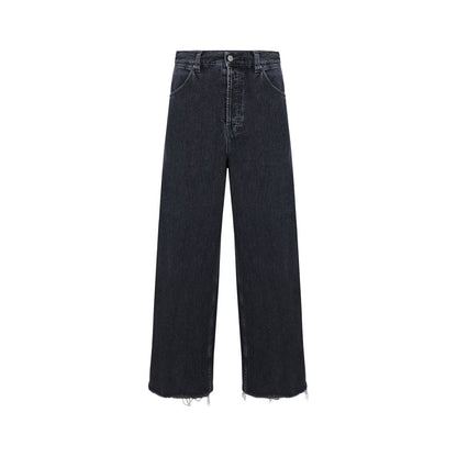 Wide-Leg Denim Jeans