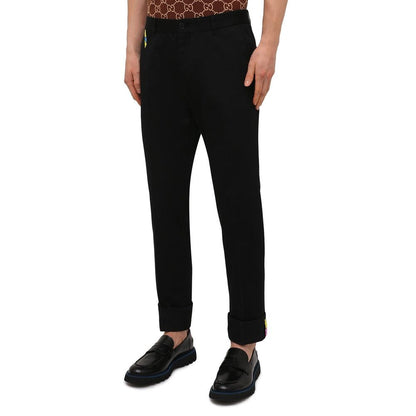 Cotton Gabardine Trousers