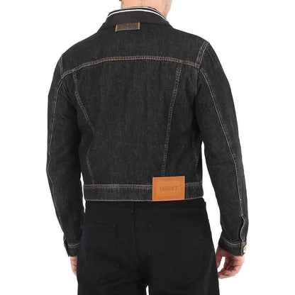 Medusa Motif Denim Jacket