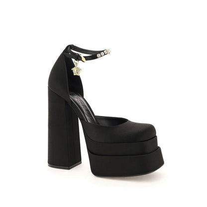 Silk Satin Platform Pumps