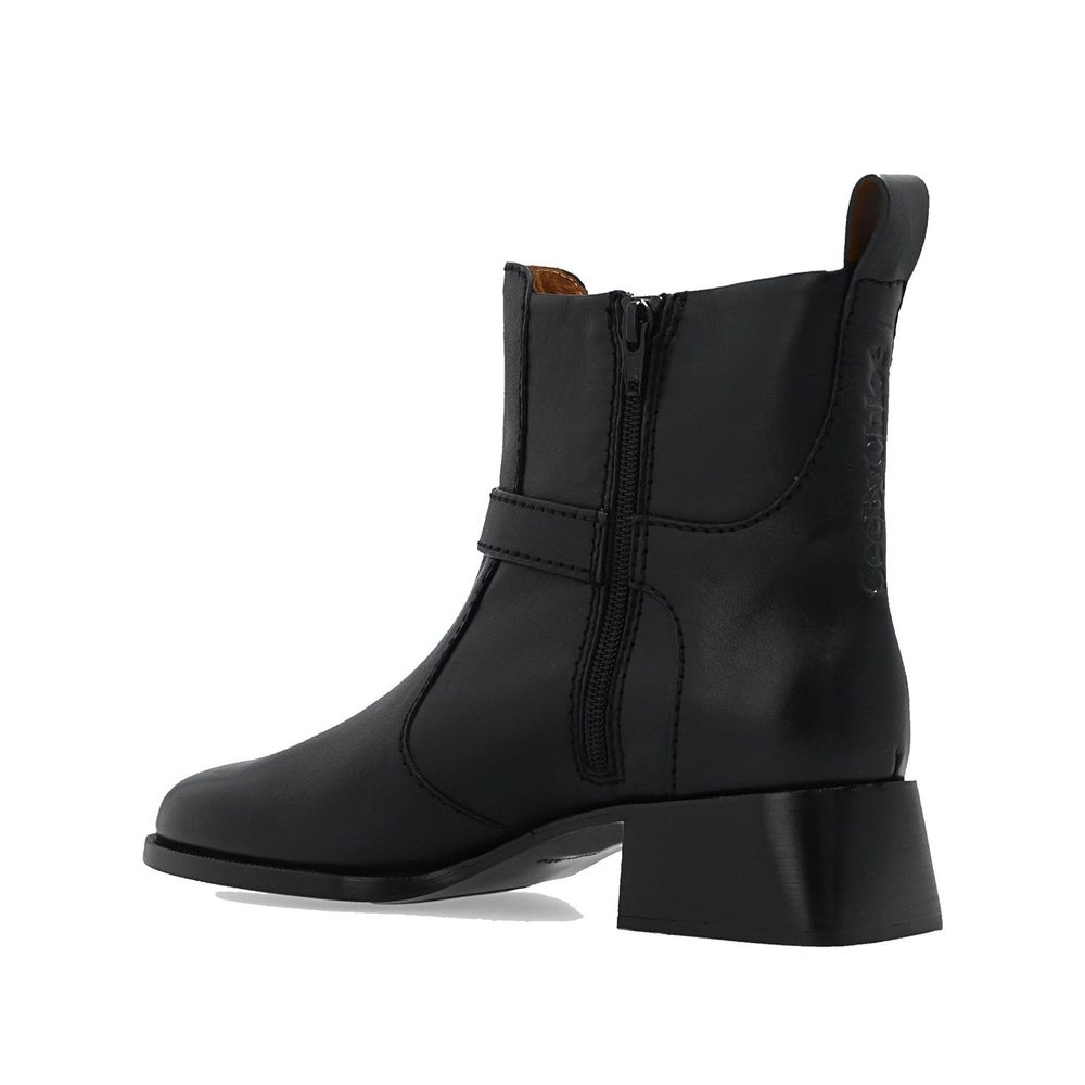 Lory Leather Ankle Boots