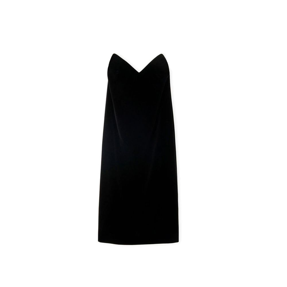 Bustier Velvet Dress