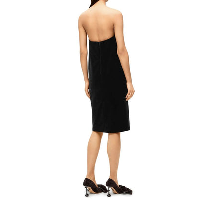 Bustier Velvet Dress