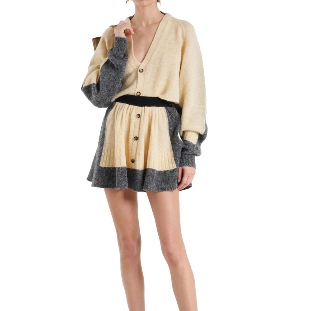 Cropped Wool Cardigan