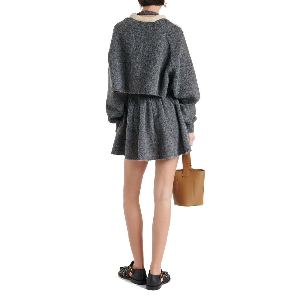 Cropped Wool Cardigan