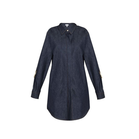 Denim Chain Shirt Dress