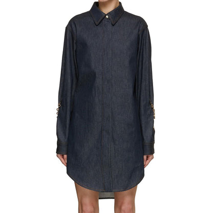 Denim Chain Shirt Dress