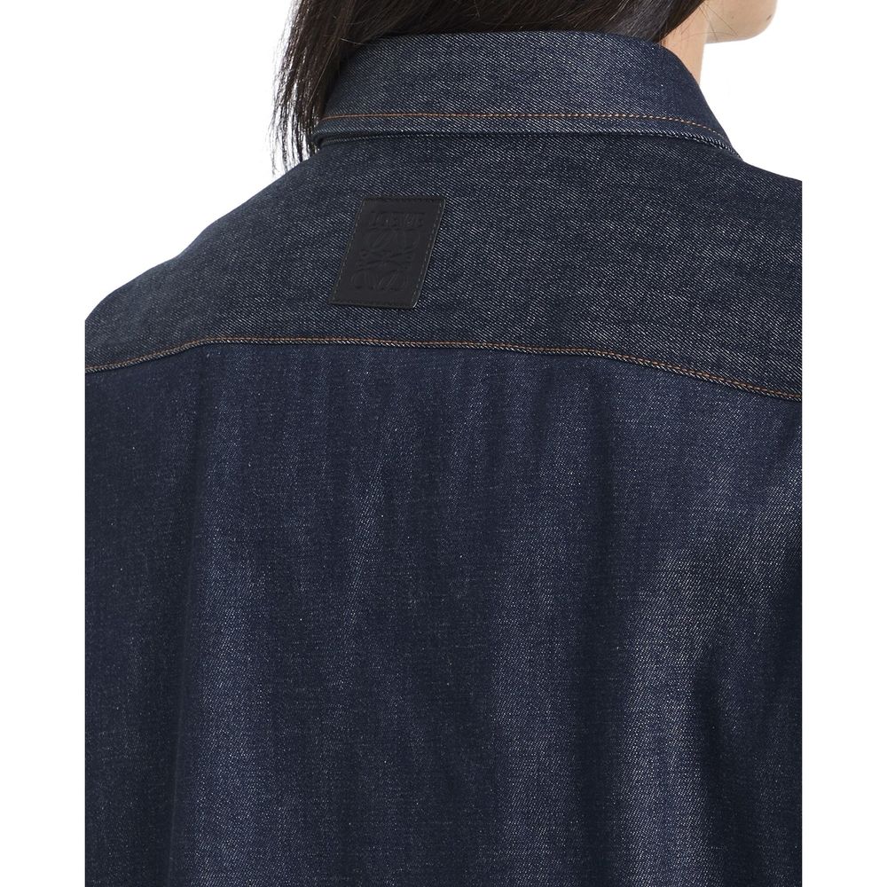 Denim Chain Shirt Dress
