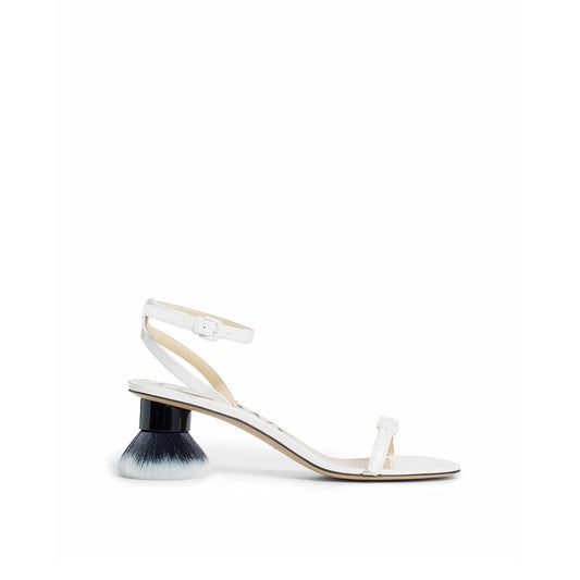 Petal Brush Leather Sandals