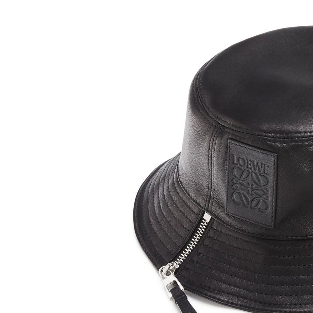 Leather Fisherman Hat