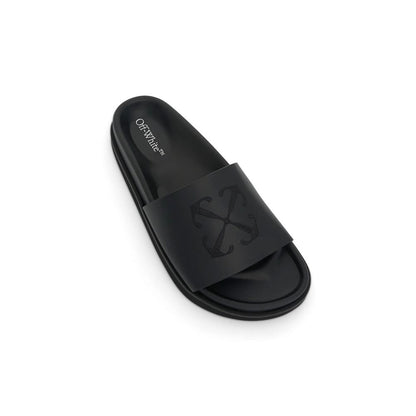 Off White Cloud Arrow Slippers