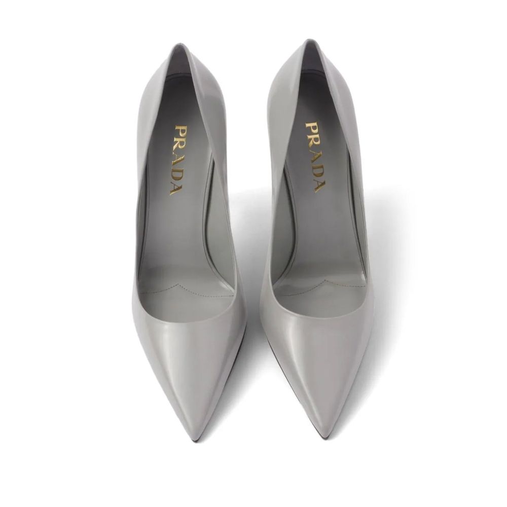 Brushed Leather Pumps