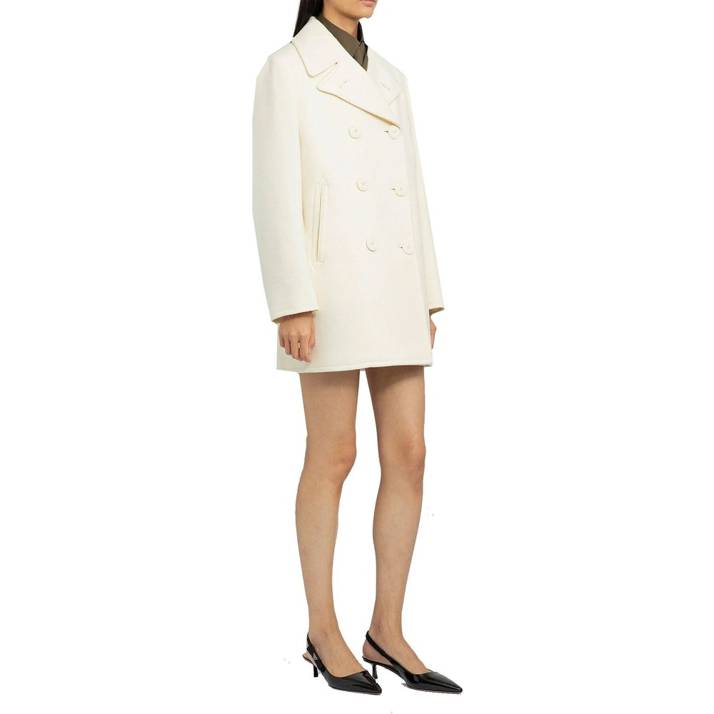 Double-Breasted Wool Coat