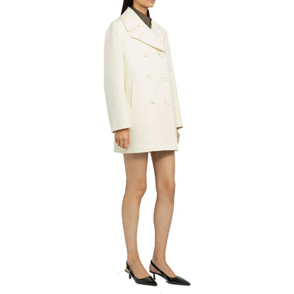 Double-Breasted Wool Coat