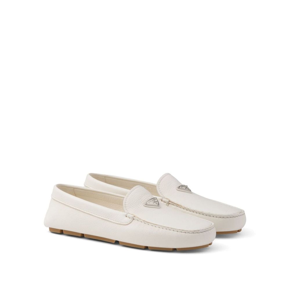 Logo Leather Loafers