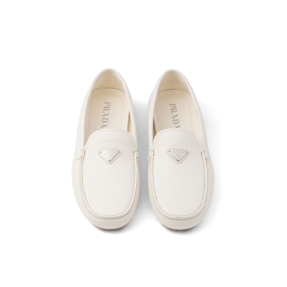 Logo Leather Loafers
