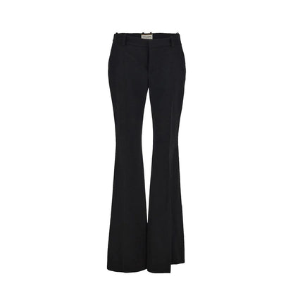 Flared Wool Trousers
