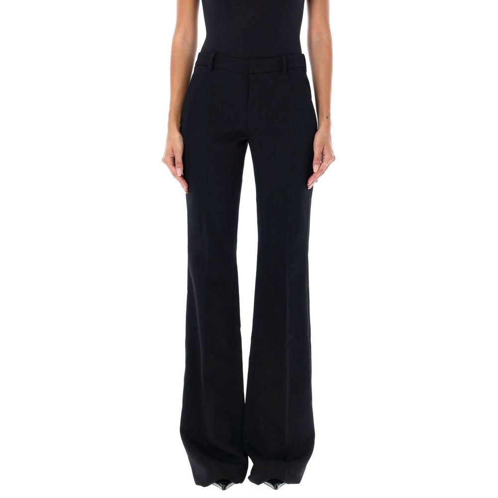 Flared Wool Trousers