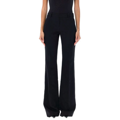 Flared Wool Trousers