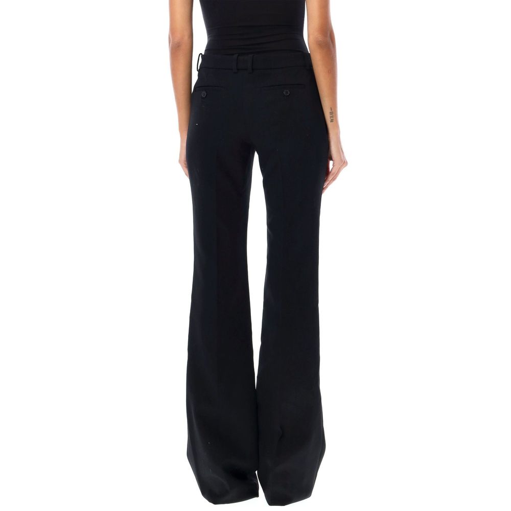 Flared Wool Trousers