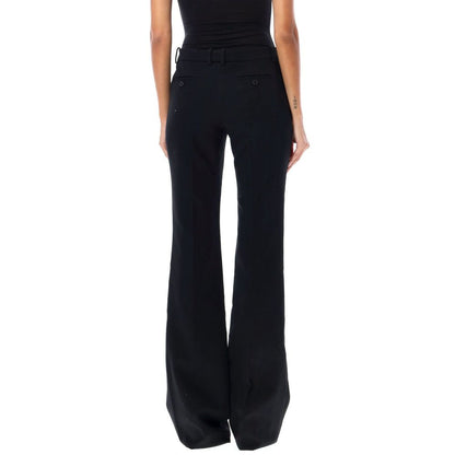 Flared Wool Trousers