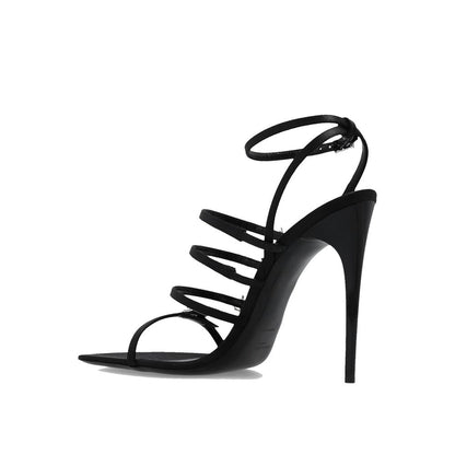 Jerry Satin Sandals