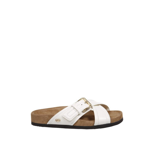 Leather Flat Sandals