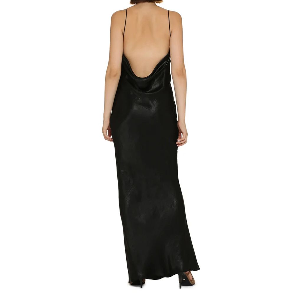 Satin Long Dress