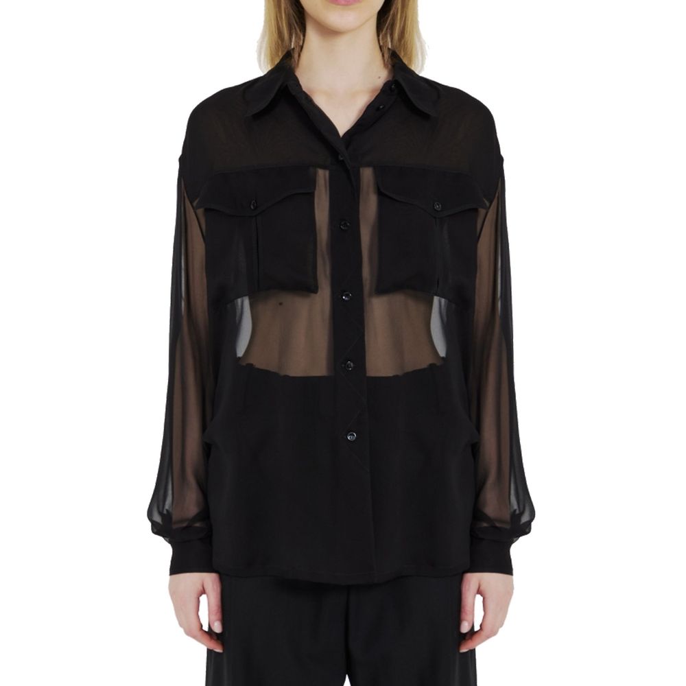 Silk Crepe Muslin Shirt