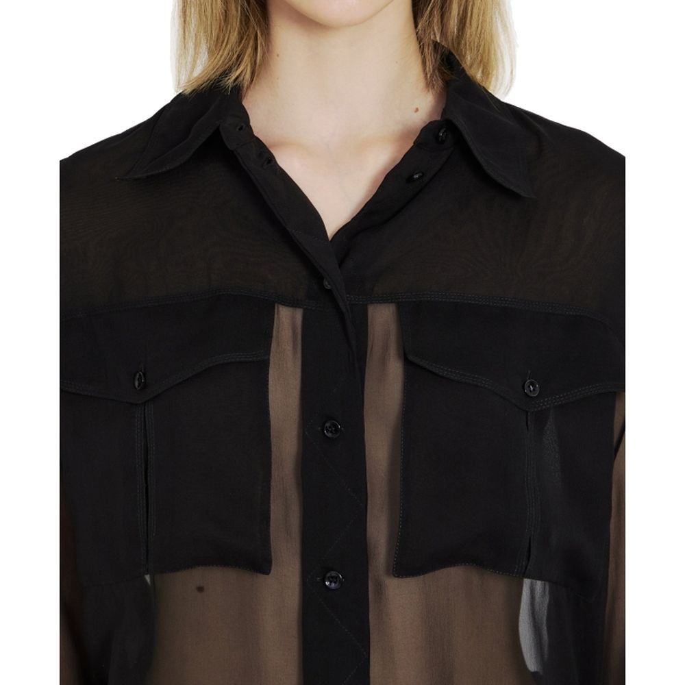 Silk Crepe Muslin Shirt