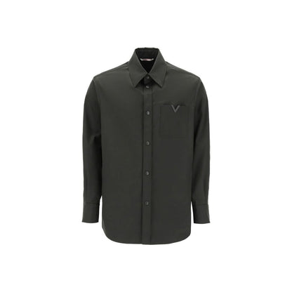 V-Logo Jacket Overshirt