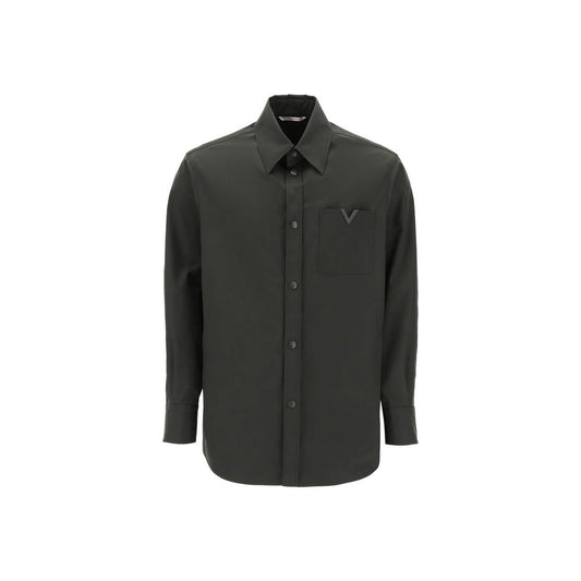 V-Logo Jacket Overshirt