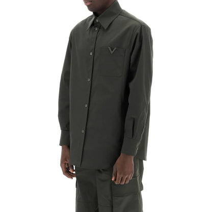 V-Logo Jacket Overshirt