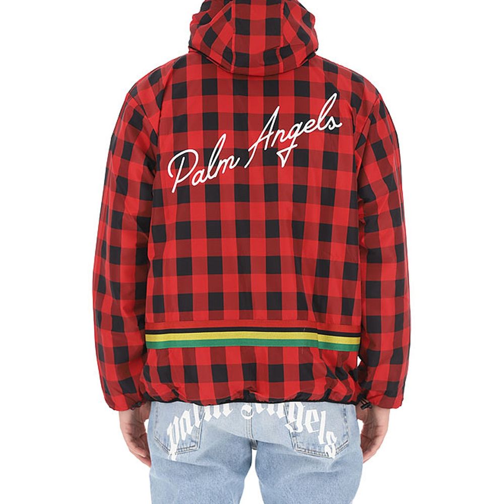 Checked  Windbreaker Jacket
