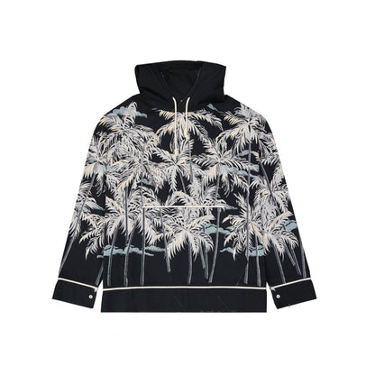Hooded Printed Shirt