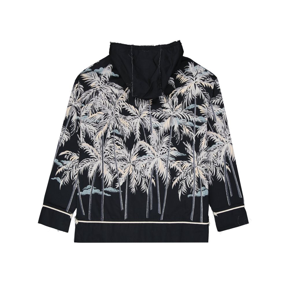 Hooded Printed Shirt