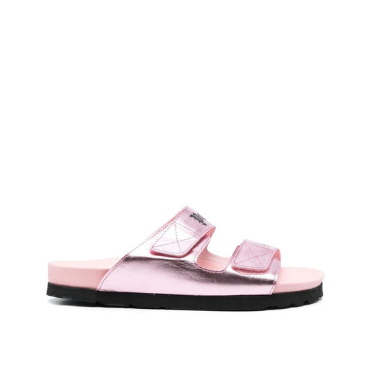 Leather Logo Sandals