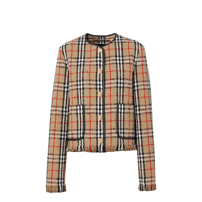 Vintage Check Motif Jacket