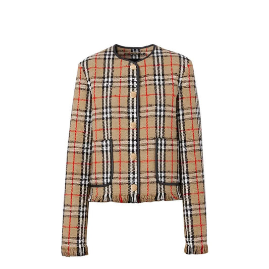 Vintage Check Motif Jacket