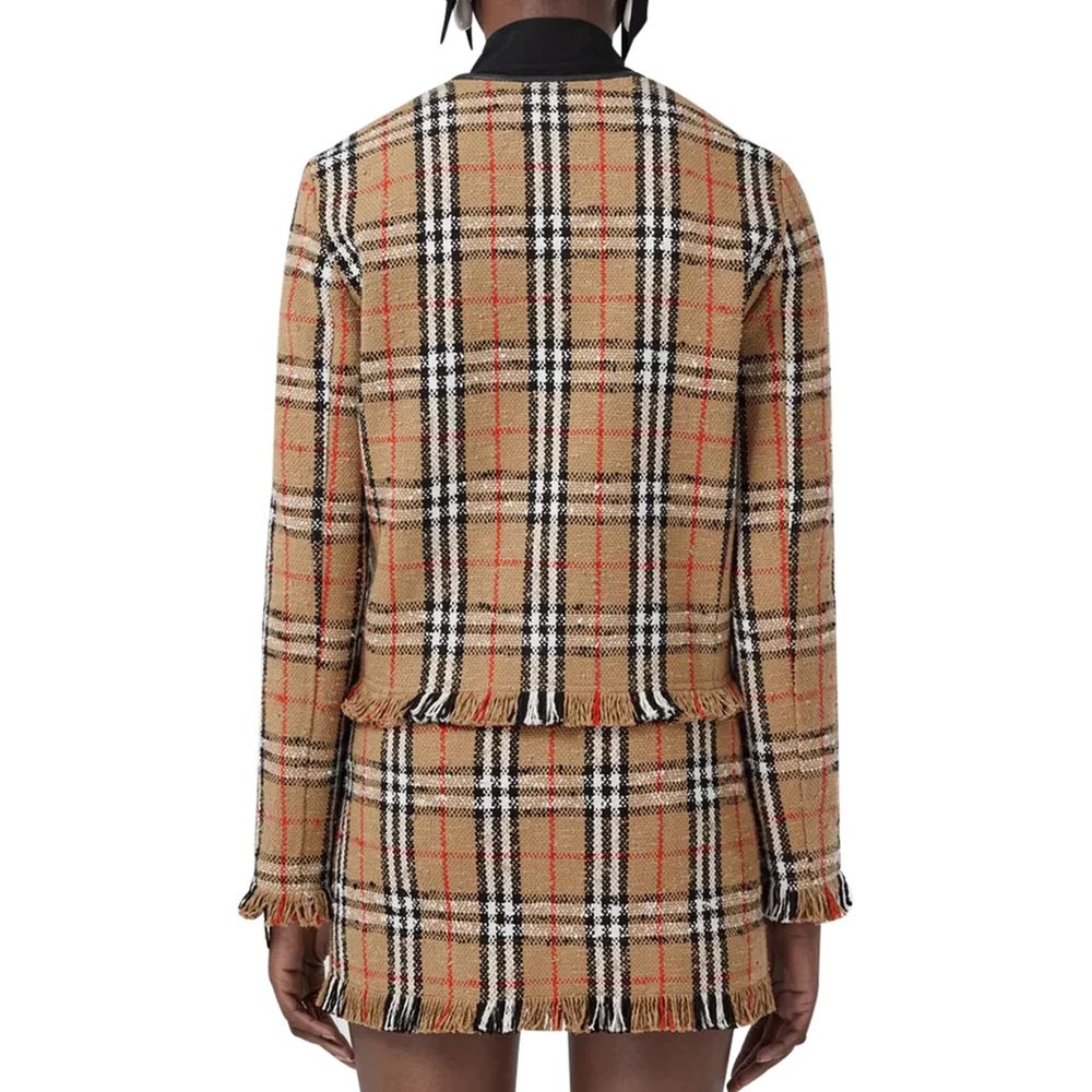 Vintage Check Motif Jacket