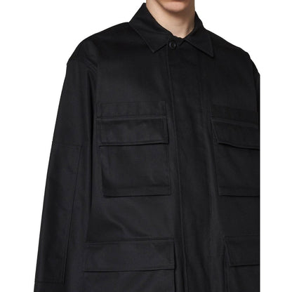 Multi-Pocket Cargo Shirt Jacket