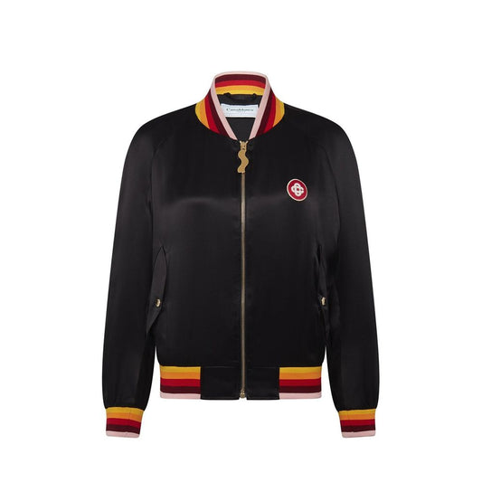 Silk Logo Bomber