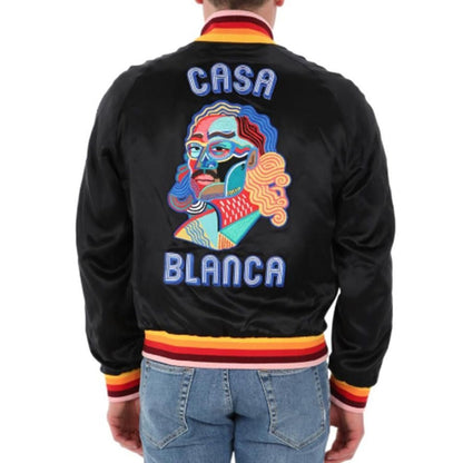 Silk Logo Bomber