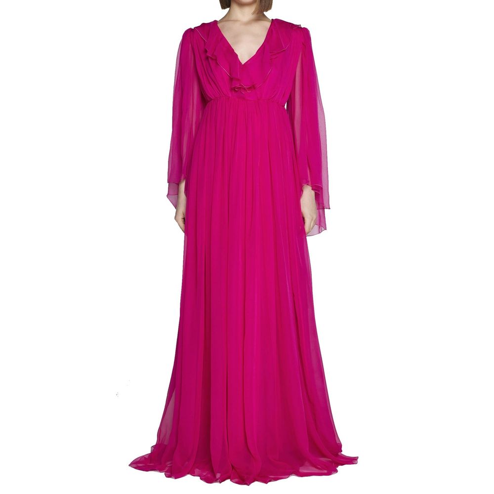 Silk Midi Dress
