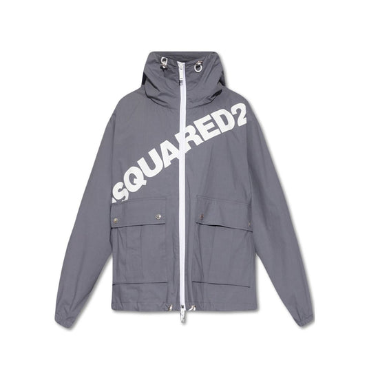 Logo Hooded Windbreaker